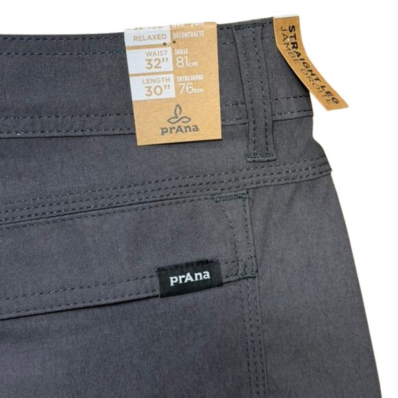Prana Stretch Zion Pant II Men's 32x30 Dark Iron NWT - Picture 3 of 5